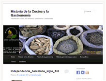 Tablet Screenshot of historiacocina.com